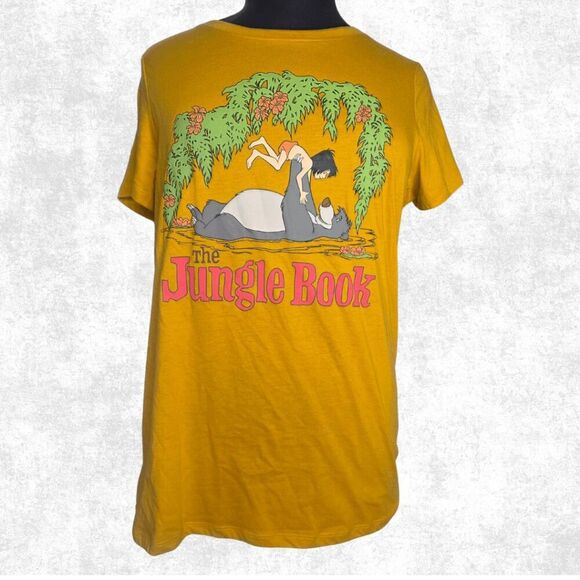NWT Torrid Size 1 Jungle Book Tee Golden Yellow Disney Graphic Plus Size T-Shirt - Picture 9 of 9